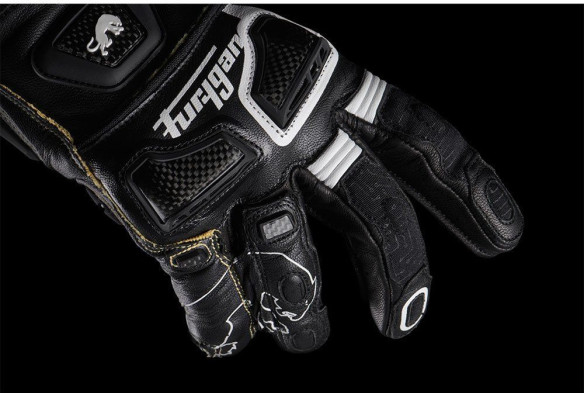 Manusi Moto Textile/Piele STYG20 X Kevlar Black/White 4566-143