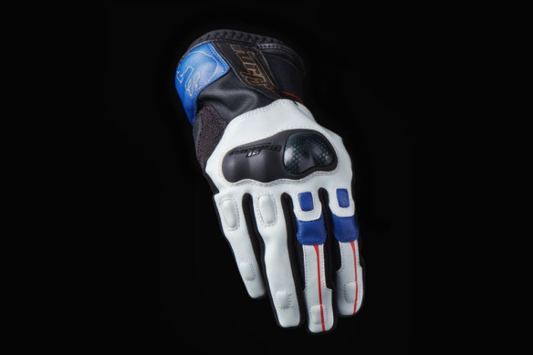 Manusi Moto Textile/Piele Cordoba Blue/Pearl/Red 4567-557