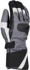 Manusi Moto Textile/Piele Flegere Anthracite/Pearl/Red 4567-993