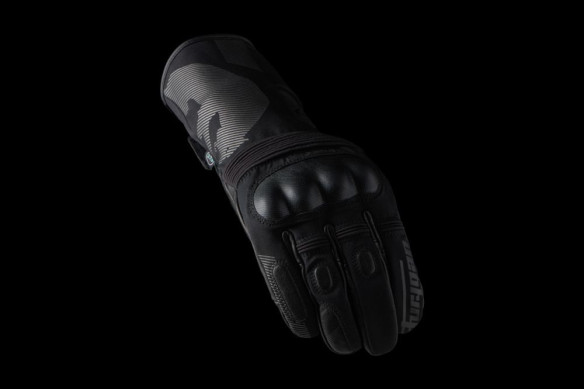 Manusi Moto Textile/Piele Watts Black 4576-1