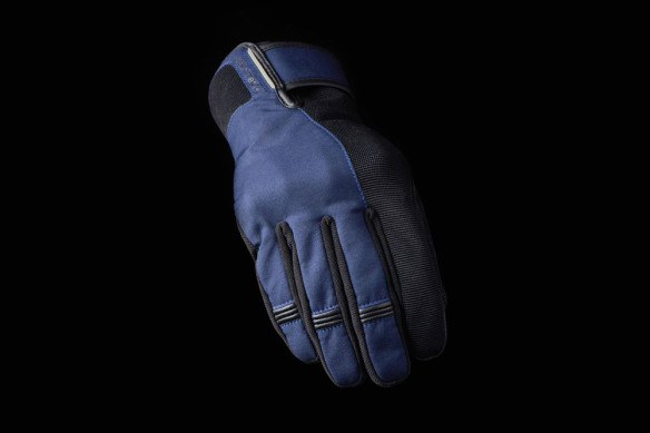 Manusi Moto Textile/Piele YAKURU D3O Blue 4572-5