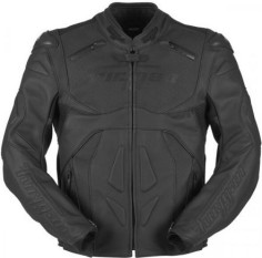 Geaca Moto Piele Ghost Black 6011-1