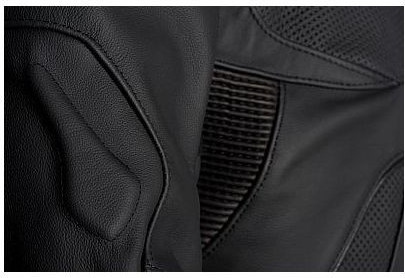 Geaca Moto Piele Ghost Black 6011-1