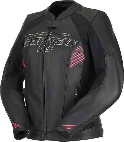 Geaca Moto Piele Dama Alba Black/Pink 6028-150