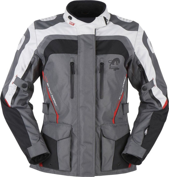 Geaca Moto Textila Dama Apalaches Black/Grey/Red 6412-132