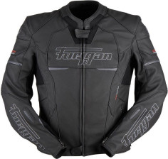 Geaca Moto Piele Nitros Black/White 6021-143