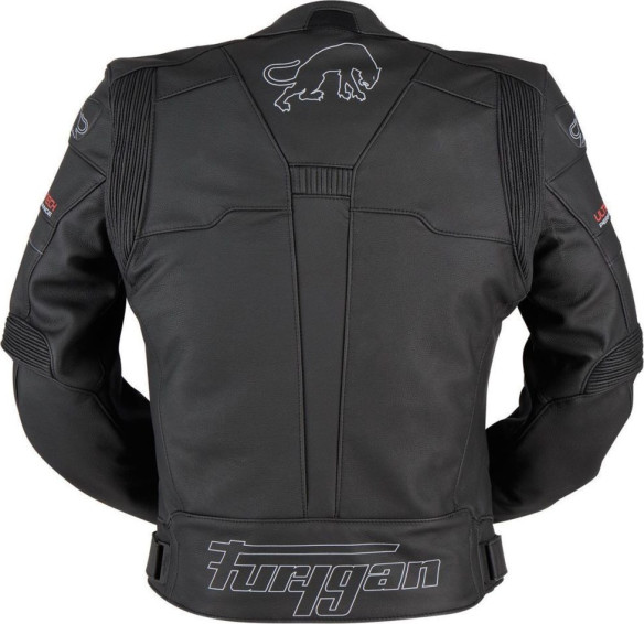Geaca Moto Piele Nitros Black/White 6021-143