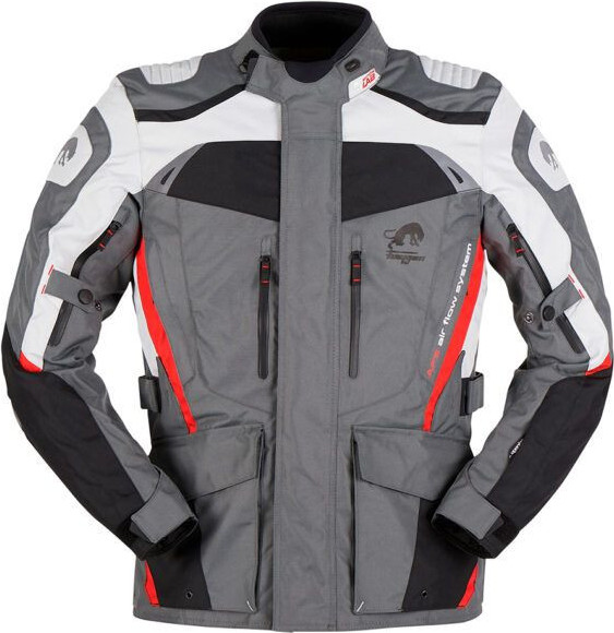 Geaca Moto Textil Apalaches Black/Grey/Red 6364-132