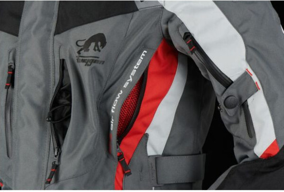 Geaca Moto Textil Apalaches Black/Grey/Red 6364-132