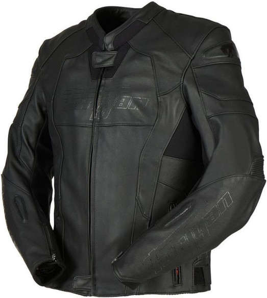 Geaca Moto Piele Nitros Black 6021-1