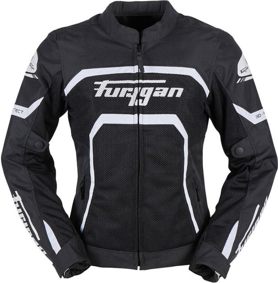 Geaca Moto Textila Dama Mystic Evo Vented Black/White 6377-143