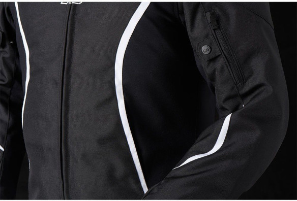 Geaca Moto Textila Dama Odessa Black/White 6464-143