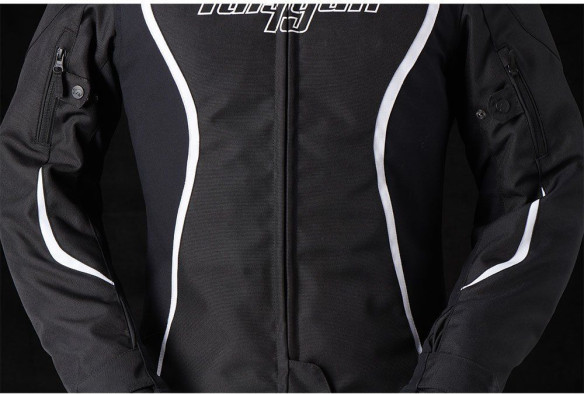 Geaca Moto Textila Dama Odessa Black/White 6464-143