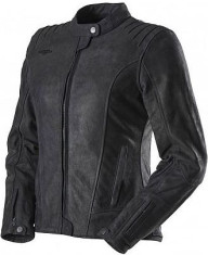 Geaca Moto Piele Dama Elena Black 6031-1