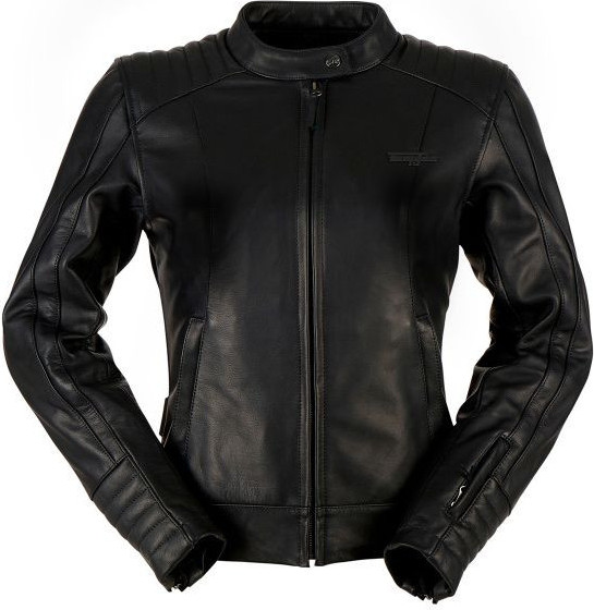 Geaca Moto Piele Dama L'Intrepide Black 6033-1