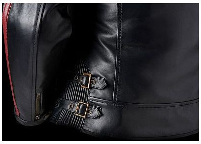 Geaca Moto Piele Dama L'Intrepide Black 6033-1