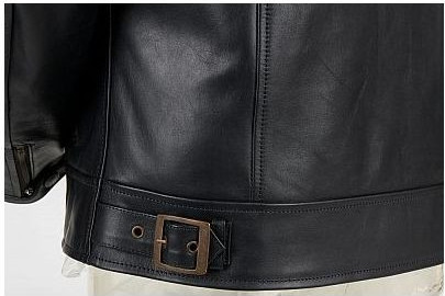 Geaca Moto Piele L'audacieux Black 6032-1