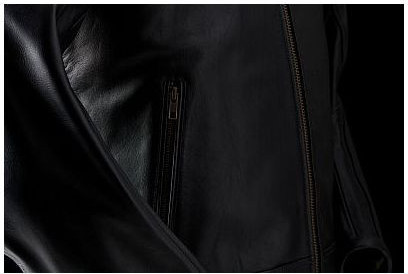 Geaca Moto Piele L'audacieux Black 6032-1