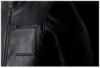Geaca Moto Piele L'audacieux Black 6032-1
