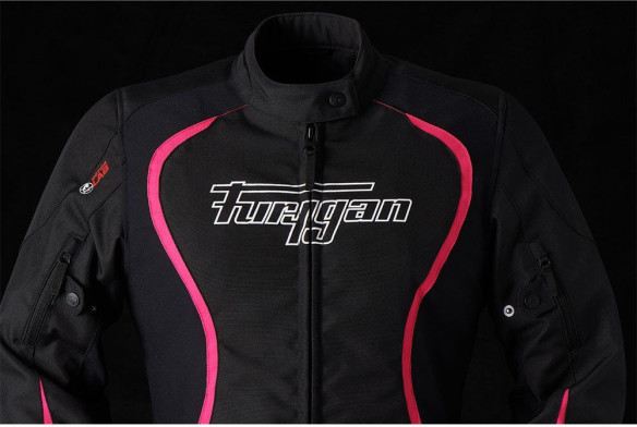 Geaca Moto Textila Dama Odessa Black/White/Pink 6464-1027