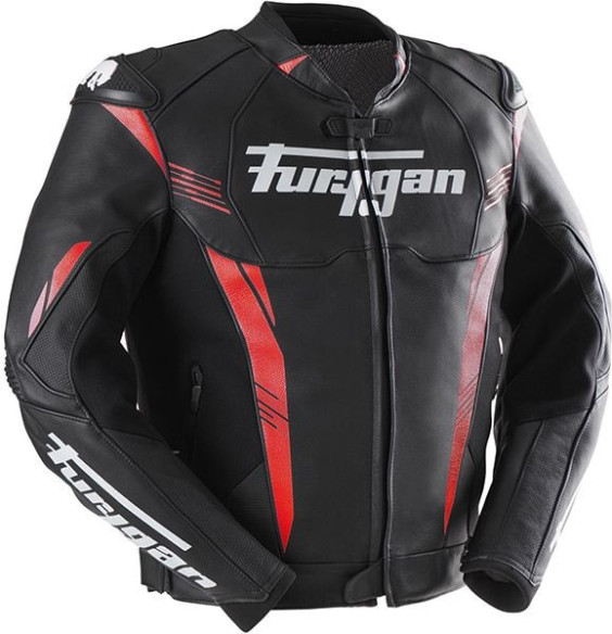 Geaca Moto Piele Pro One Black/Red/White 6030-102