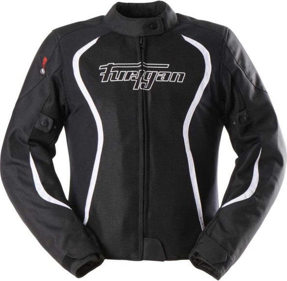 Geaca Moto Textila Dama Odessa Vented 3in1 Black/White 6479-143