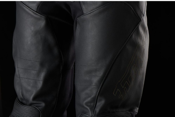 Pantaloni Moto Piele Ghost Pants Black 6019-1