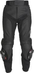 Pantaloni Moto Piele BUD EVO 3 Black-White 6007-143