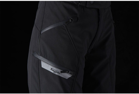Pantaloni Moto TextilI Dama Softshell Black 6473-1