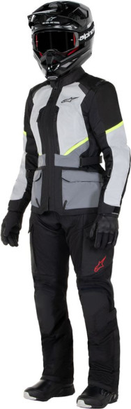Geaca Moto Textila Dama Stella Andes Air Gray/Yellow 24