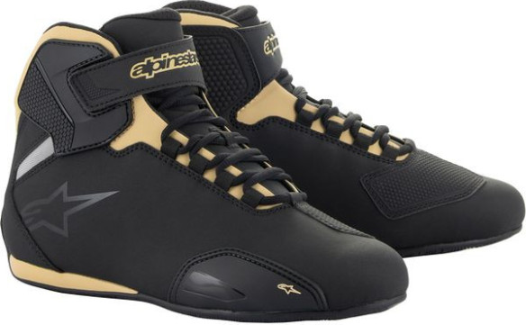 Ghete Moto Dama Sektor Champagne/Black 24