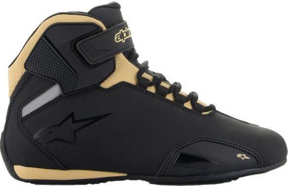 Ghete Moto Dama Sektor Champagne/Black 24