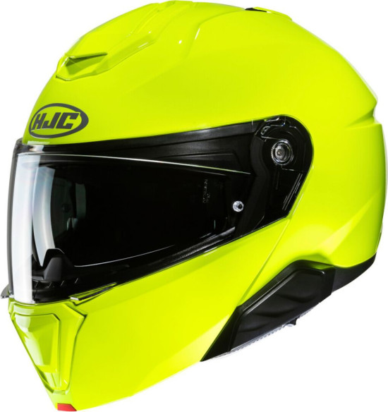 Casca Moto Flip-Up i91 Solid Yellow Fluo Glossy 24