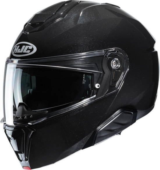 Casca Moto Flip-Up i91 Solid Black Glossy 24