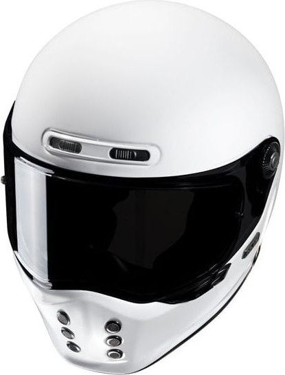 Casca Moto Full-Face/Integrala V10 Solid White Glossy 24