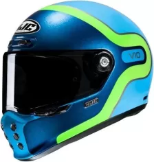 Casca Moto Full-Face/Integrala V10 Grape Yellow/Bllue 24