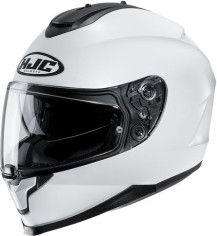 Casca Moto Full-Face/Integrala C70N Solid White Glossy 24