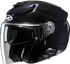 Casca Moto Open-Face/Jet F31 Solid Black Glossy 24