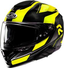 Casca Moto Full-Face/Intergala RPHA 71 Carbon Hamil Black/Yellow 24