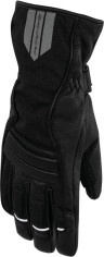 Manusi Moto Piele/Textil Dama Bianca Black 24