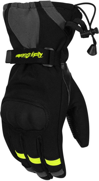 Manusi Moto Textile Olly Black/Grey/Yellow Fluo 24