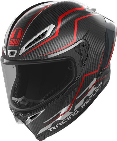 Casca Moto Pista Gp Rr E2206 Dot Mplk Performante Carbon/Red 24