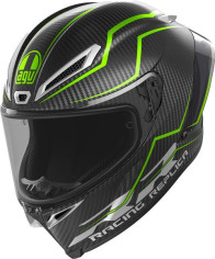 Casca Moto Pista Gp Rr E2206 Dot Mplk Performante Carbon/Lime 24