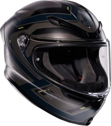 Casca Moto K6 S E2206 Mplk Enhance Matt Grey/Yellow Fluo 24