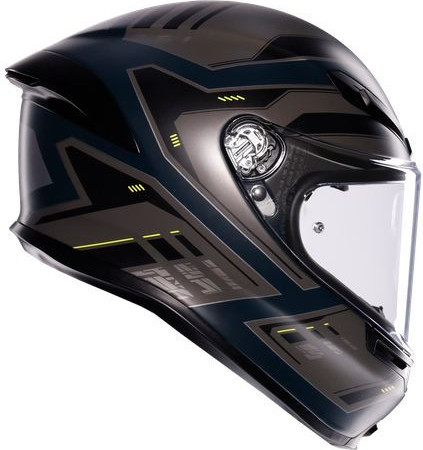 Casca Moto K6 S E2206 Mplk Enhance Matt Grey/Yellow Fluo 24