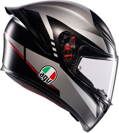 Casca Moto K1 S E2206 Lap Matt Black/Grey/Red 24