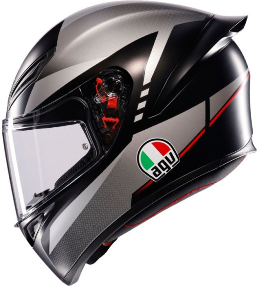 Casca Moto K1 S E2206 Lap Matt Black/Grey/Red 24