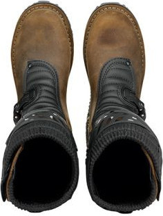 Cizme Moto Trial Zero 2 Tobacco/Black 24