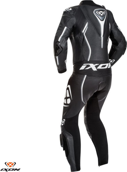 Combinezon Moto Piele Dama Vortex LS Black/White 24