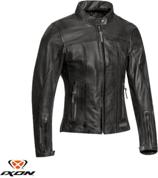 Geaca Moto Piele Dama Urban Crank Air LS Black 24